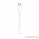 Apple MU7E2 - USB Type-C naar 3.5mm jack-adapter - wit (origineel, blister)