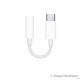 Apple MU7E2 - Adaptador USB Tipo C a Jack 3.5mm - Blanco (Original, Blister)