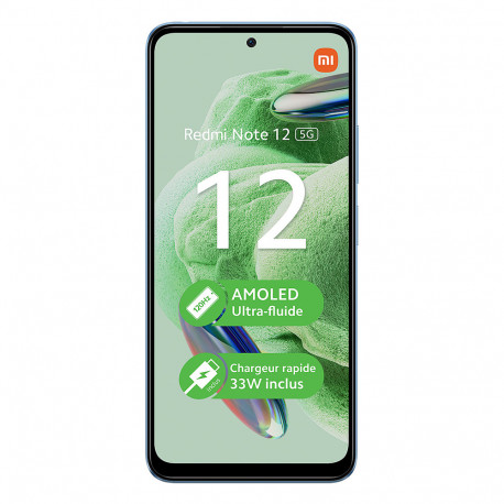 Xiaomi Redmi Note 12 5G (Dual Sim - 6.67", 256 GB, 8 GB RAM) Azul