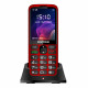 Konrow Senior 280 Next 4G (2.8'' - Dual Sim - Con Estación de Carga) Rojo