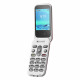 Doro 2820 4G (Clamshell con Base de Carga) Rojo/Blanco