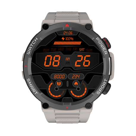 Blackview W50 (Connected Watch – 1,39'' – Integriertes Mikrofon) Grau