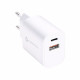 Forcell - 2-Port Power Adapter (Type A and Type C Port, 30W, White) Original Packaging