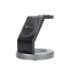 Forcell - Caricabatterie wireless 3 in 1 (15 W, magnetico) Nero