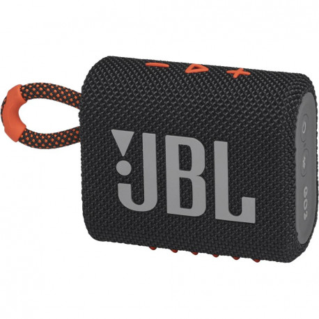 JBL Go 3 (Bluetooth Speaker) Black/Orange