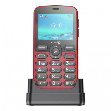 Doro 1880 4G (Charging Base) Red