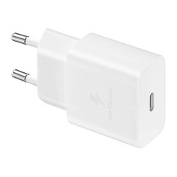 Samsung EP-T1510NWE - USB Type-C Power Adapter (15W Fast Charge) - White - Original Packaging