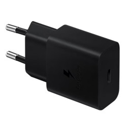 Samsung EP-T1510NBE - USB Type-C Power Adapter (15W Fast Charge) - Black - Original Packaging