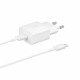 Samsung EP-T1510XWE - Cargador de Red Completo - Adaptador 15W y Cable USB Tipo-C a Tipo-C - Blanco - Embalaje Original