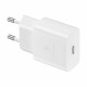 Samsung EP-T1510XWE - Chargeur Secteur Complet - Adaptateur 15W & Câble USB Type-C vers Type-C - Blanc - Emballage Original