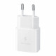 Samsung EP-T1510XWE - Chargeur Secteur Complet - Adaptateur 15W & Câble USB Type-C vers Type-C - Blanc - Emballage Original