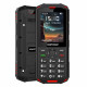 Konrow Stone Next (IP68 Certified Shockproof Phone - 2.4'' - Wifi Hotspot - 4G - Dual Sim) Black