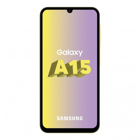 Samsung A155F/DSN Galaxy A15 (6.5'' - 128 GB, 4 GB RAM - Prodotto Estero Garantito 2 anni) Giallo