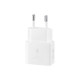 Samsung EP-T2510NBE - USB Type-C Power Adapter (25W Fast Charge) - White - Original Packaging