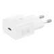 Samsung EP-T2510NBE - Adattatore di alimentazione USB Type-C (ricarica rapida 25 W) - Bianco - Confezione originale