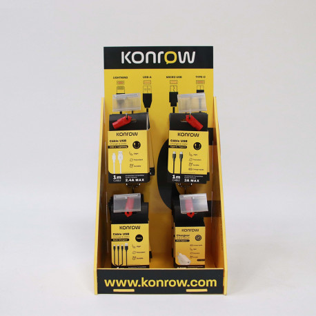 Konrow 4-pin display stands