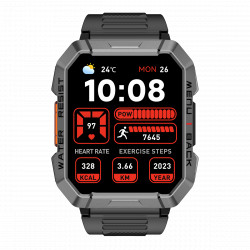 Blackview W50 (Smartwatch - 1.39'' - Built-in Microphone) Gray