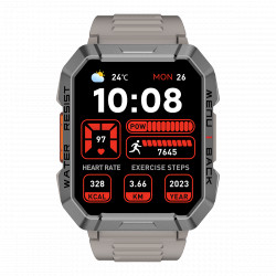 Blackview W60 (Rugged Smartwatch - 2.01'' - Built-in Microphone) Khaki