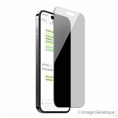 Gehard glas voor iPhone 15 (9H - 0,33 mm) - Blister