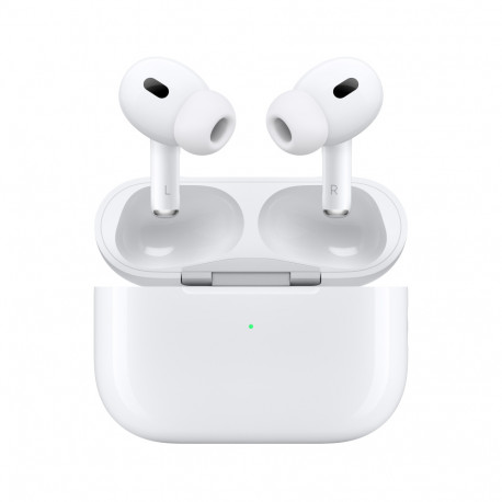 Apple AirPods Pro 2. Generation Kabellose Kopfhörer (Bluetooth) – Kabellose Ladehülle – Weiß