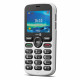 Doro 5860 (4G - Base de carga - Pantalla grande) Blanco/Negro